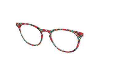 The Winter Plaid - Angle Top Thumbnail - Pair Eyewear