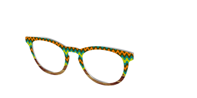 The Woodgrain Waves - Angle Top Thumbnail - Pair Eyewear