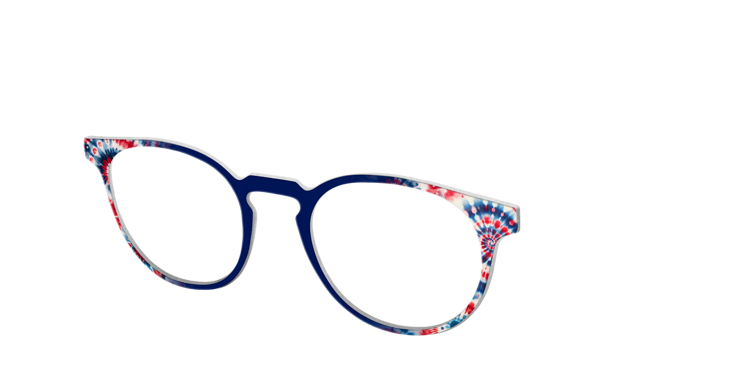 The Americana Tie-Dye - Angle Top Image - Pair Eyewear