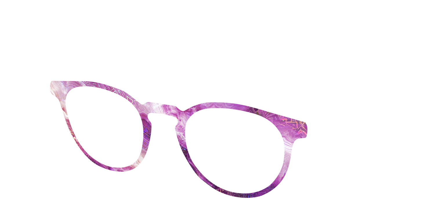 The Amethyst Geode - Angle Top Image - Pair Eyewear