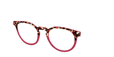 The Auburn Tortoise Crystal Split - Angle Top Thumbnail - Pair Eyewear