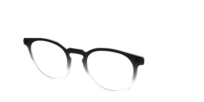 The Black Gradient Crystal - Angle Top Thumbnail - Pair Eyewear