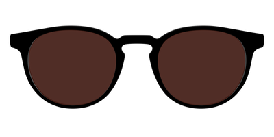 The Black with Brown Golf Lens - Front Top Thumbnail - Pair Eyewear