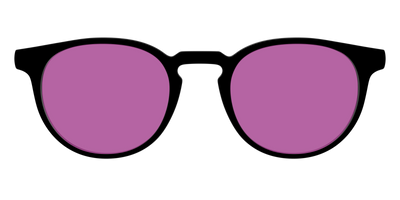 The Black with Violet Golf Lens - Front Top Thumbnail - Pair Eyewear