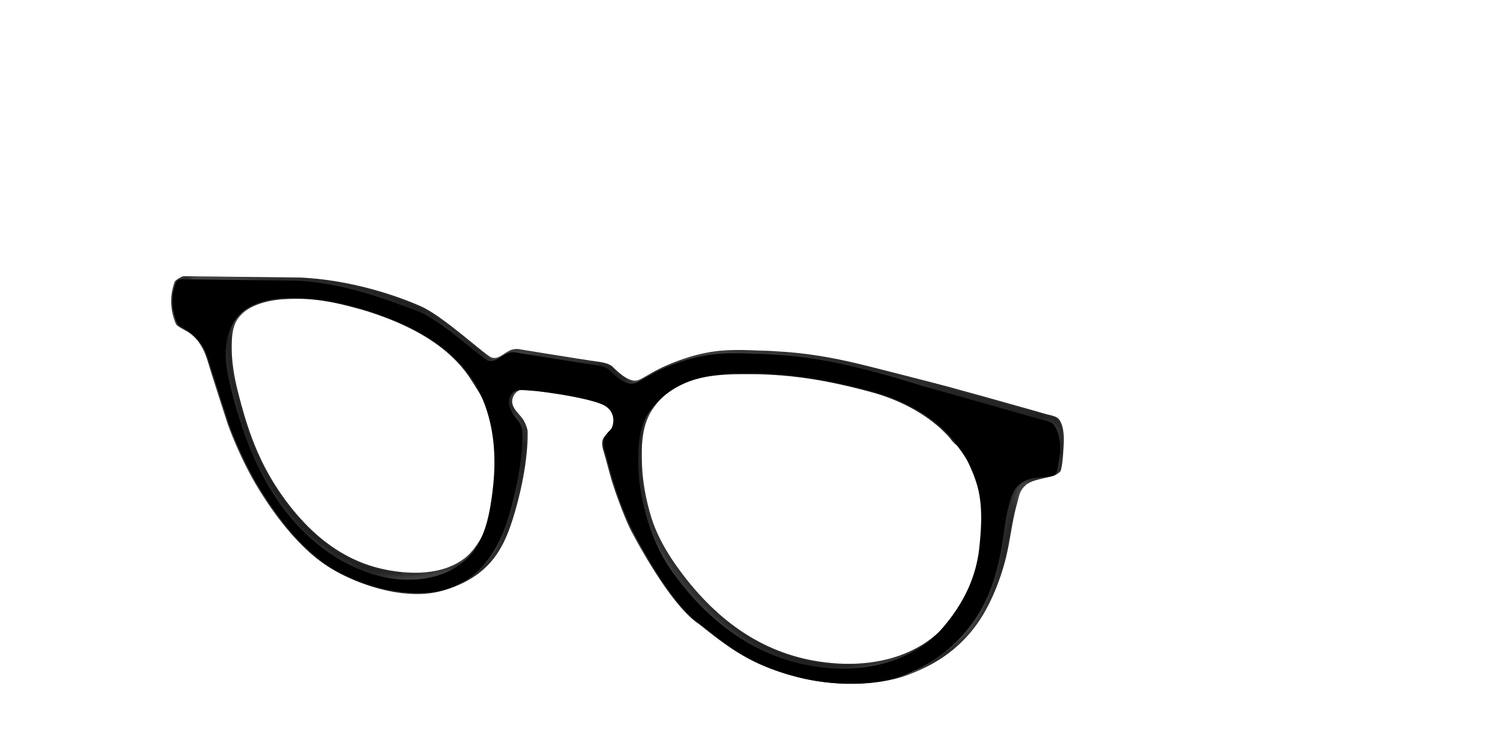 The Black - Angle Top Image - Pair Eyewear