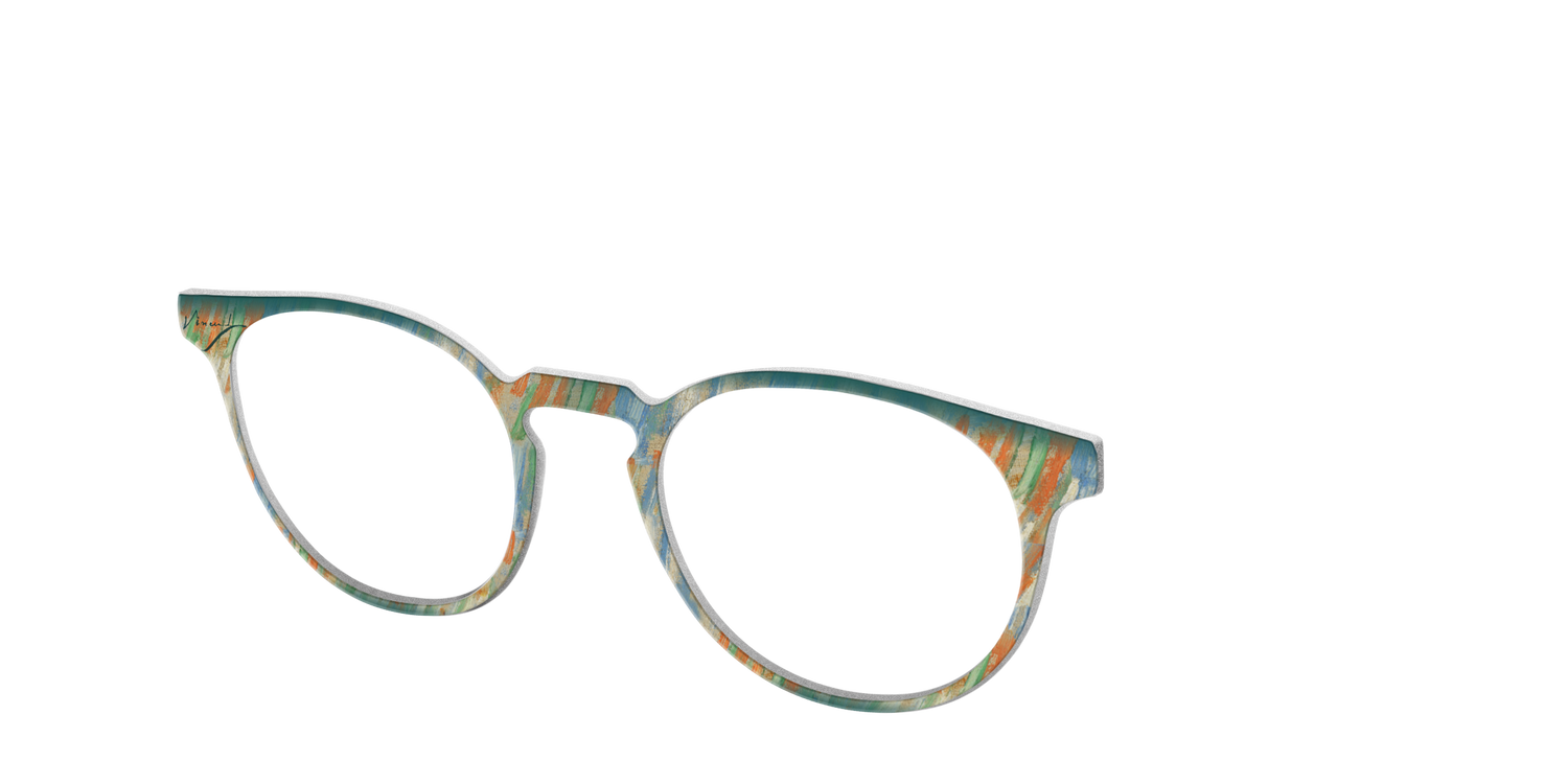 The Brush Strokes - Angle Top Image - Pair Eyewear