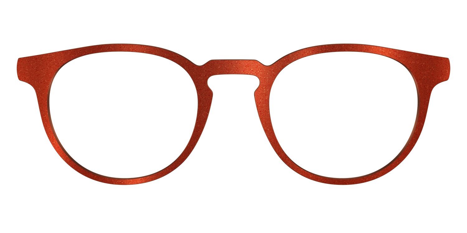 The Burnt Orange Shimmer - Front Top Image - Pair Eyewear