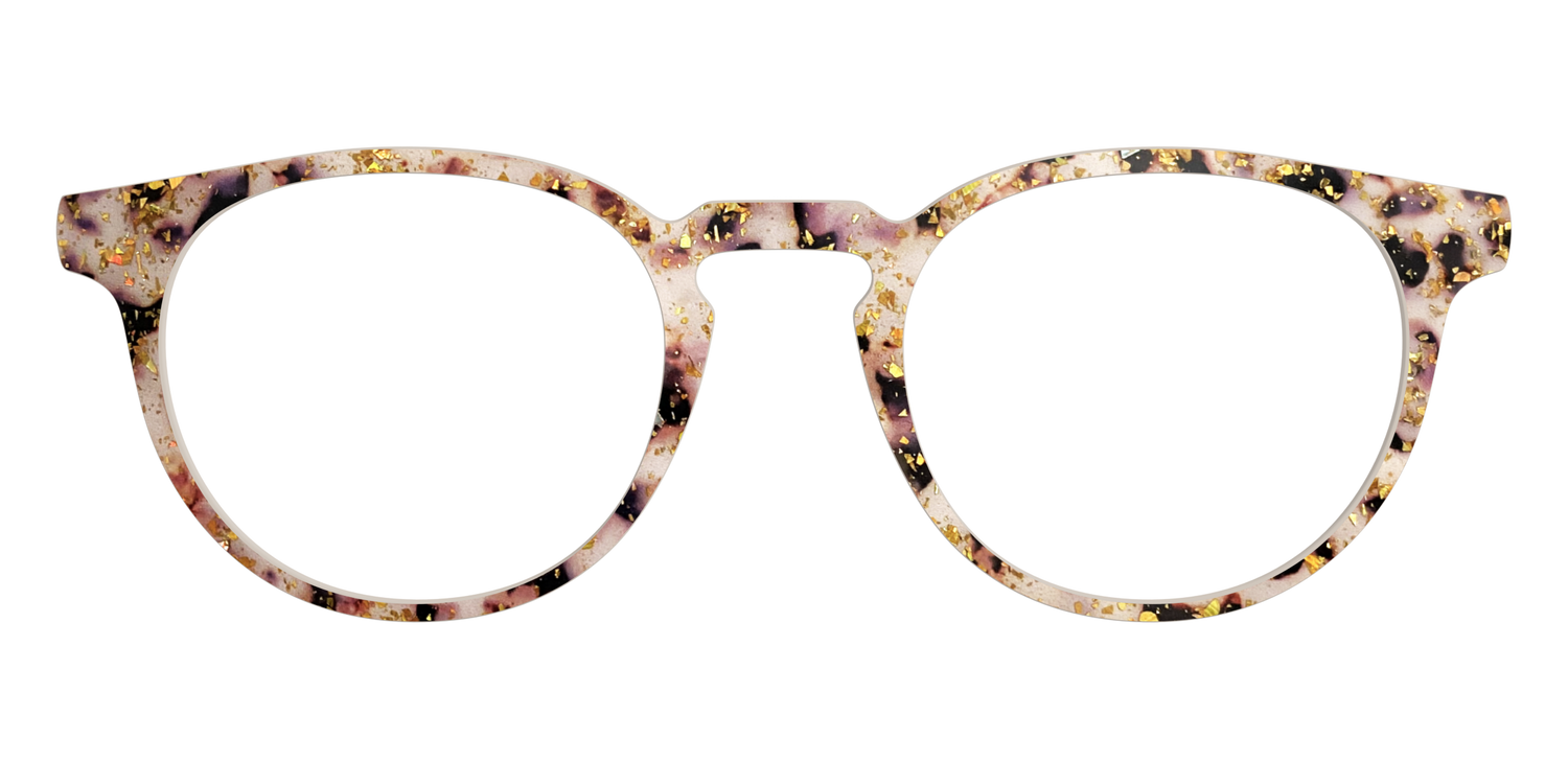 The Buttercream Tortoise with Gold Flakes - Front Top Image - Pair Eyewear