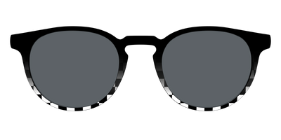 The Polarized Checkerboard Fade Sun Top - Front Top Thumbnail - Pair Eyewear