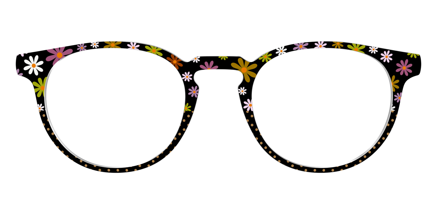 The Daisy Dot Split - Front Top Image - Pair Eyewear