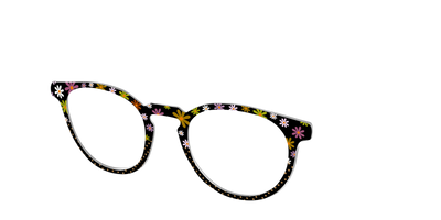 The Daisy Dot Split - Angle Top Thumbnail - Pair Eyewear