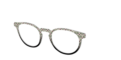 The Deco Floral - Angle Top Thumbnail - Pair Eyewear