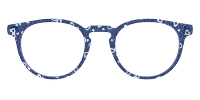 The Denim Heart Glitter Crystal - Front Top Thumbnail - Pair Eyewear