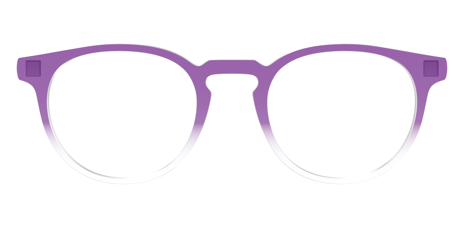 The Grape Gradient Crystal - Front Top Image - Pair Eyewear