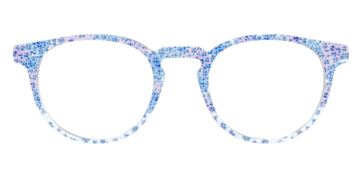The Hydrangea Confetti Crystal with Gold Foil - Front Top Thumbnail - Pair Eyewear