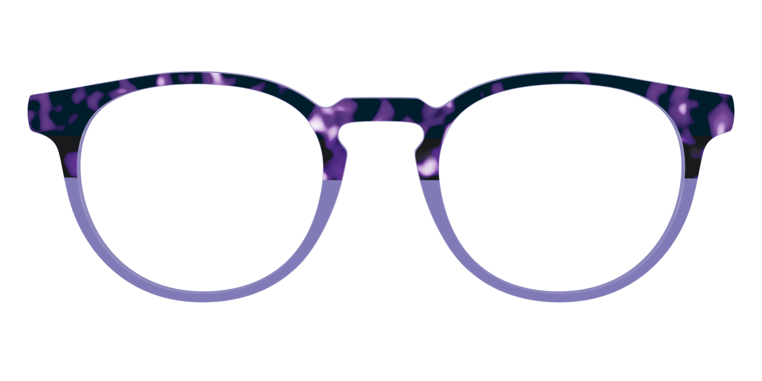 The Iris Tortoise Crystal Split - Front Top Image - Pair Eyewear
