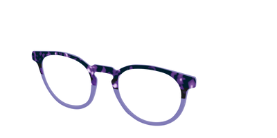 The Iris Tortoise Crystal Split - Angle Top Thumbnail - Pair Eyewear