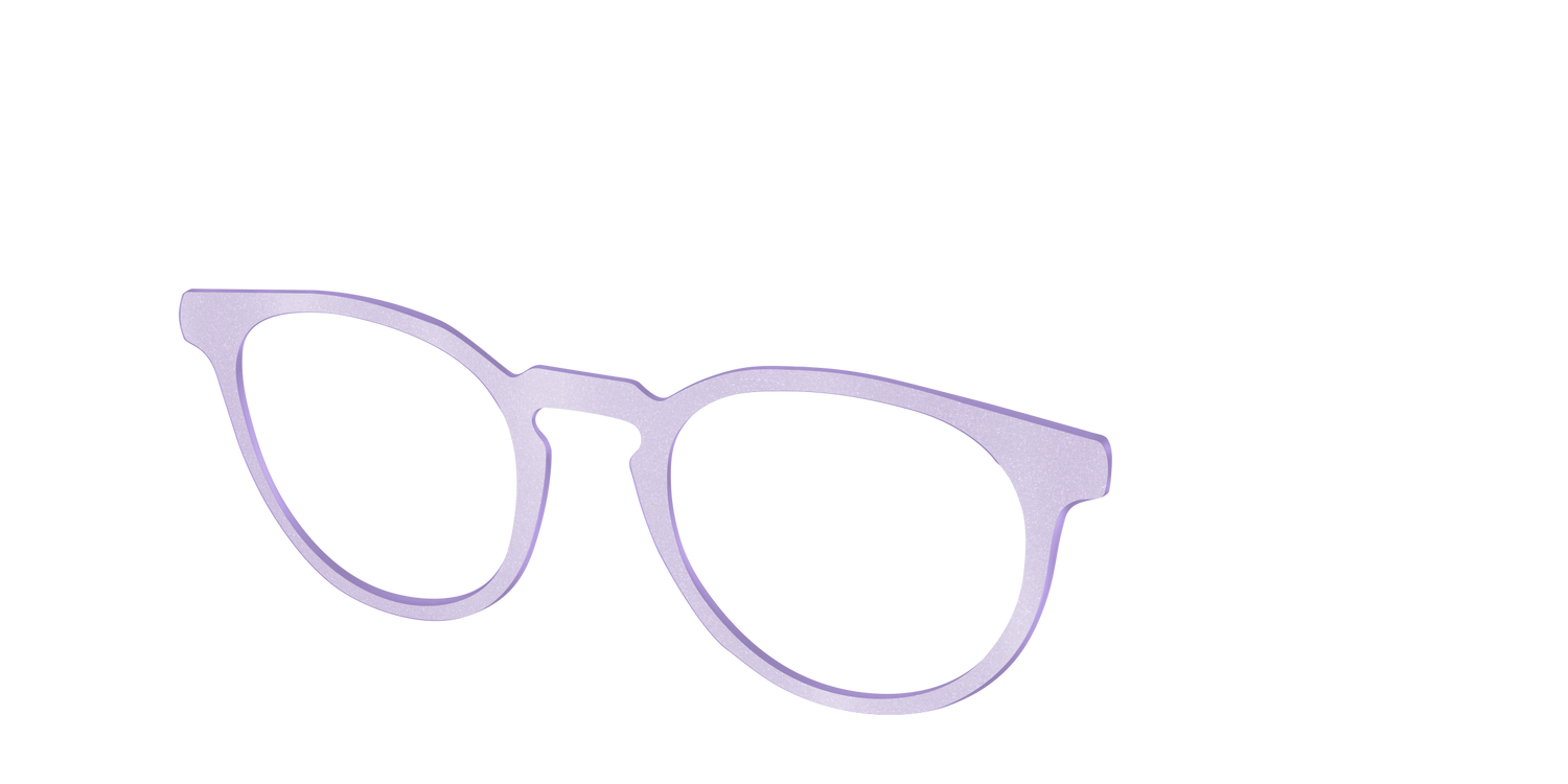 The Lavender Shimmer - Angle Top Image - Pair Eyewear