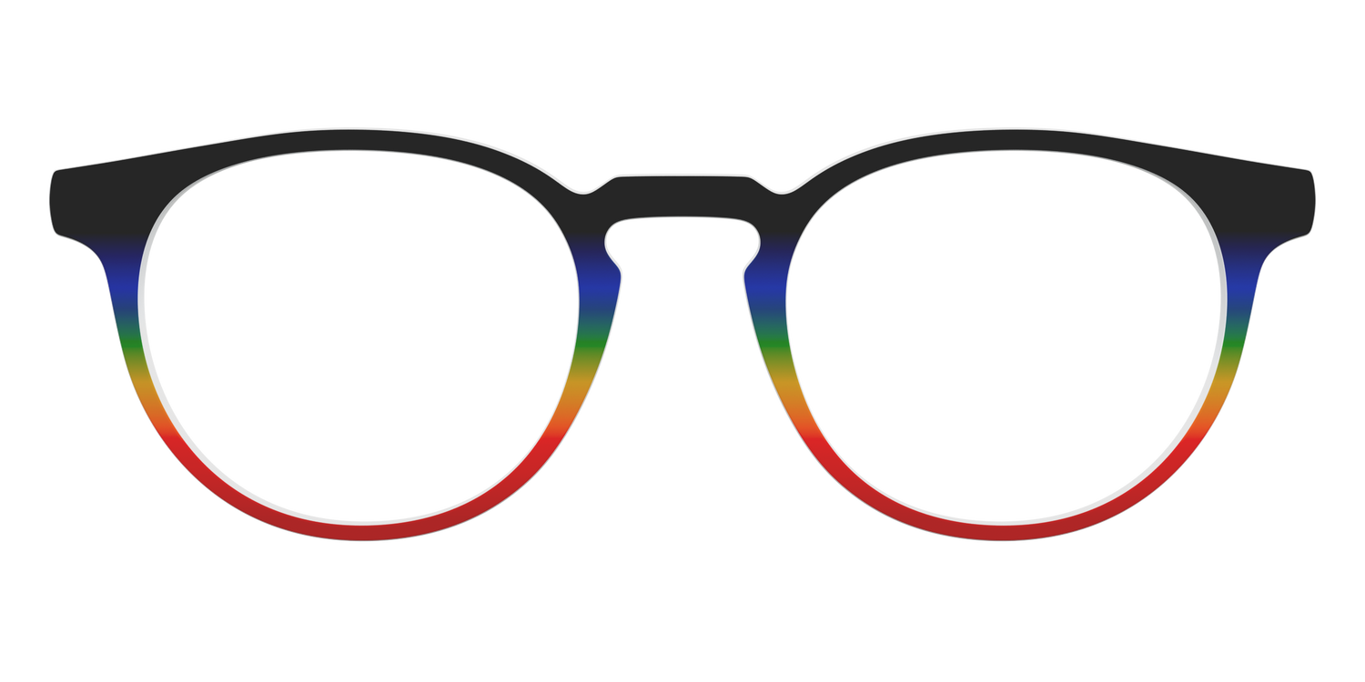 The Love Wins Gradient - Front Top Image - Pair Eyewear