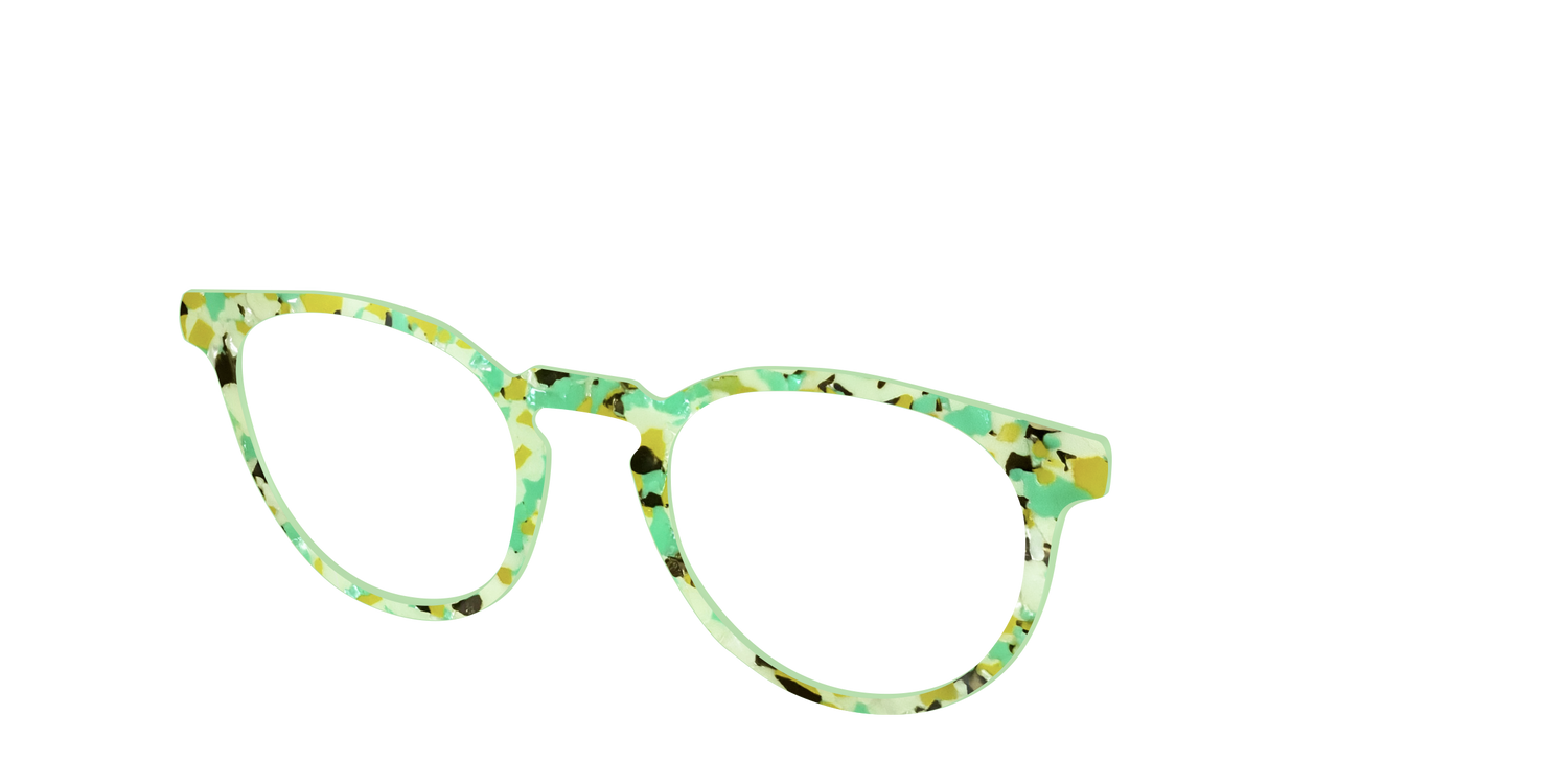 The Matcha Pearl Tortoise - Angle Top Image - Pair Eyewear
