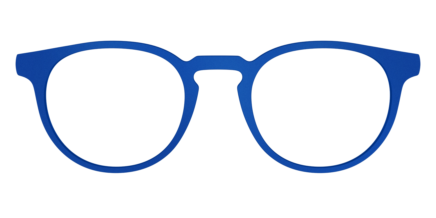 The Matte Indigo - Front Top Image - Pair Eyewear