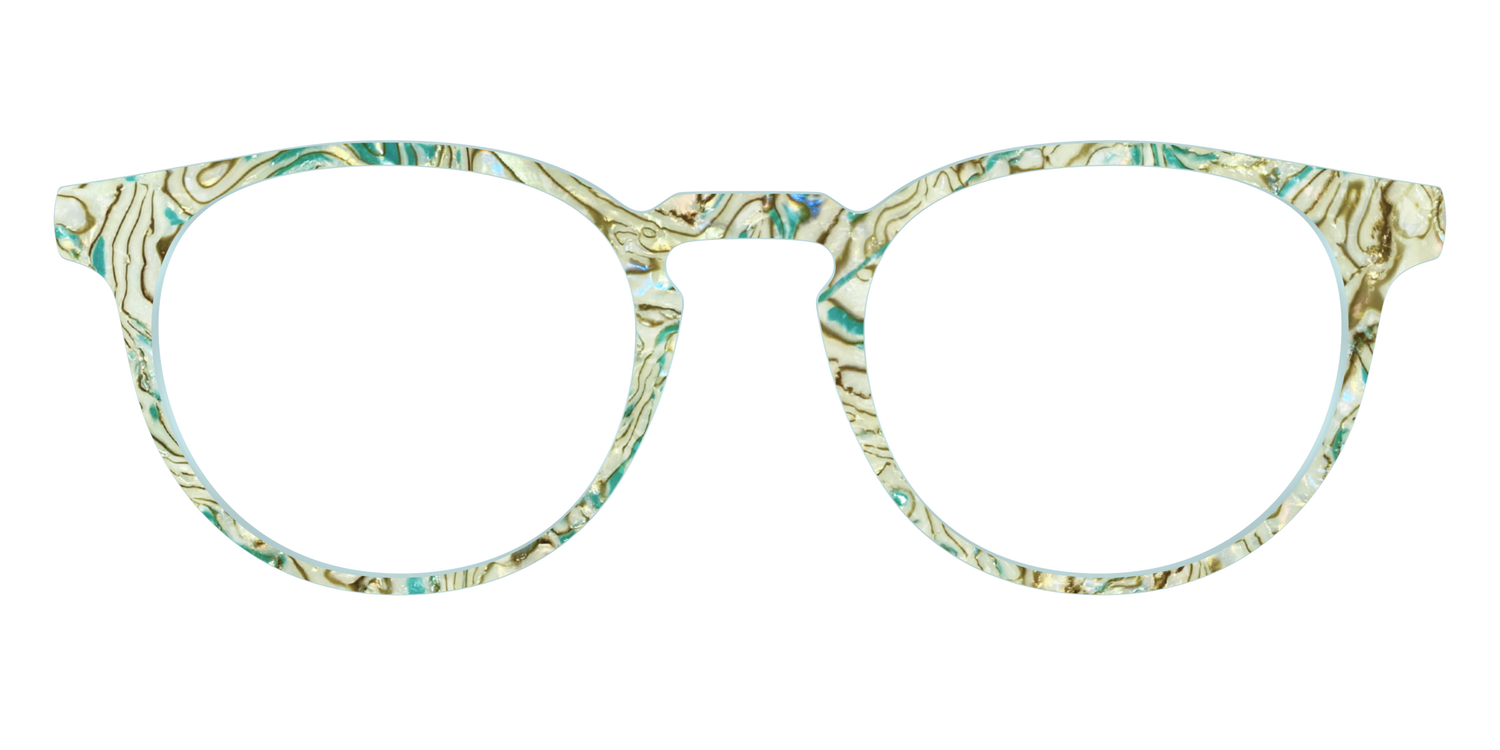 The Mint Jasper Pearl Marble - Front Top Image - Pair Eyewear