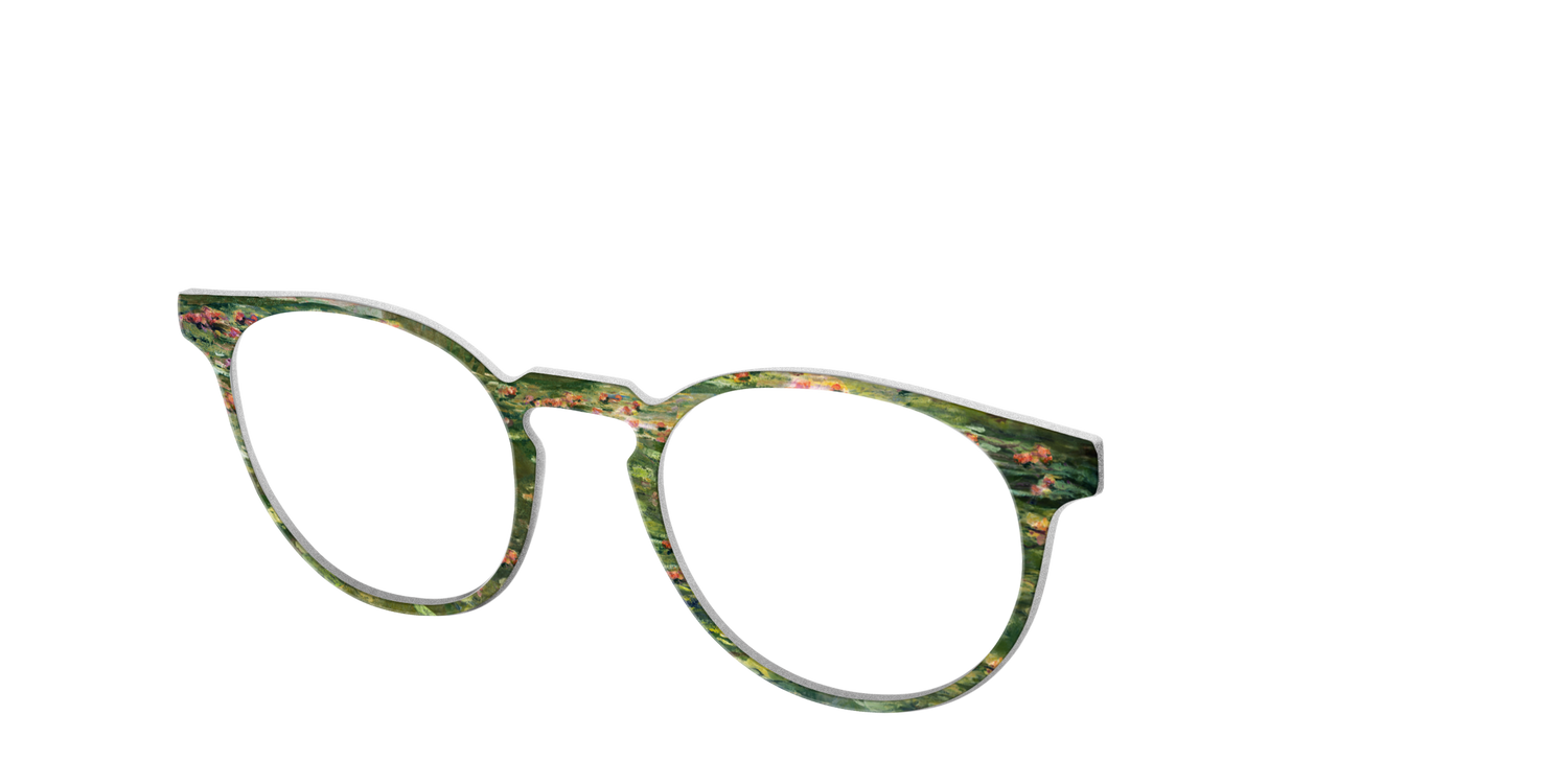 Monet Water Lilies - Angle Top Image - Pair Eyewear
