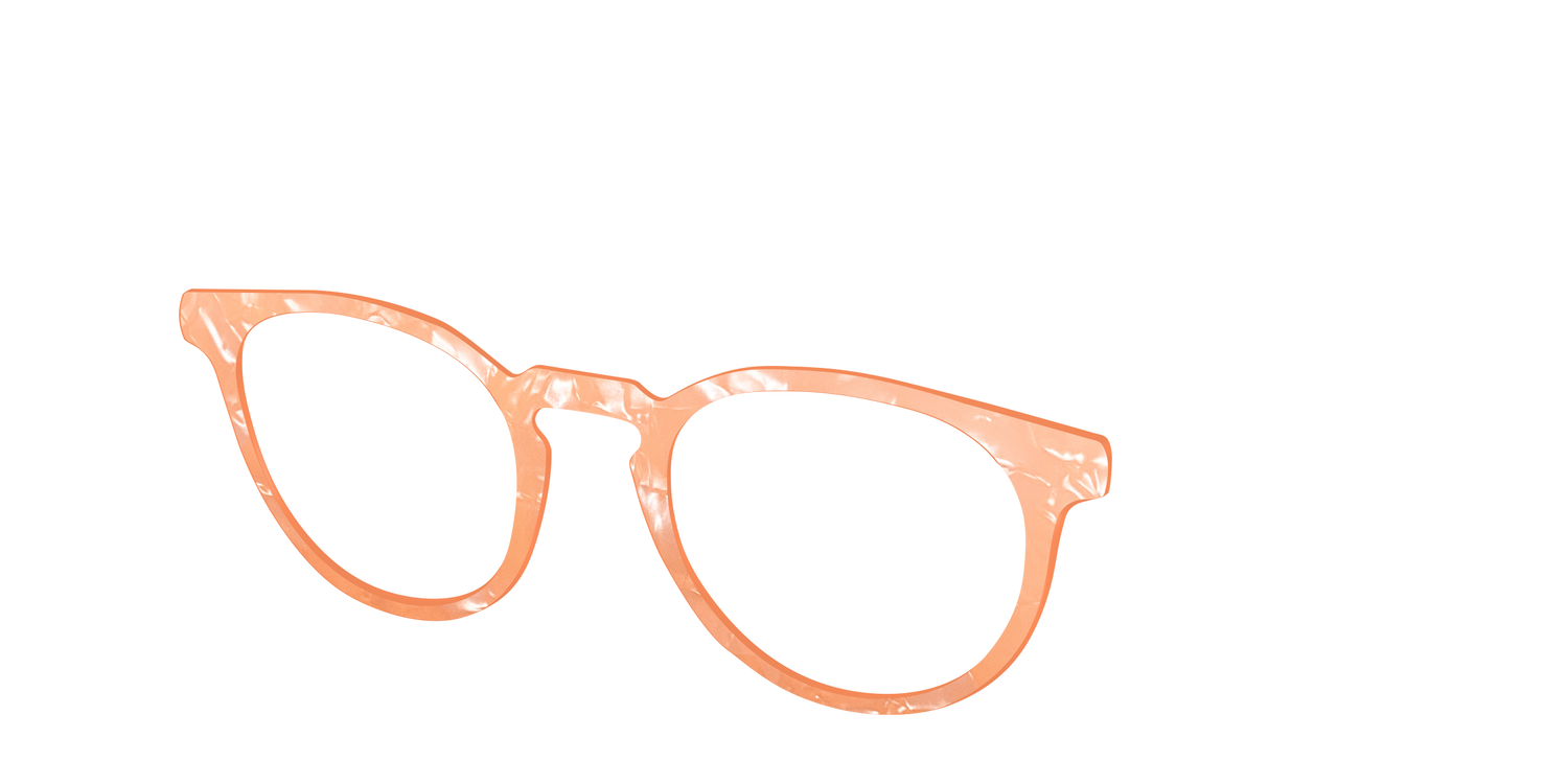 The Morganite Pearl Marble - Angle Top Image - Pair Eyewear