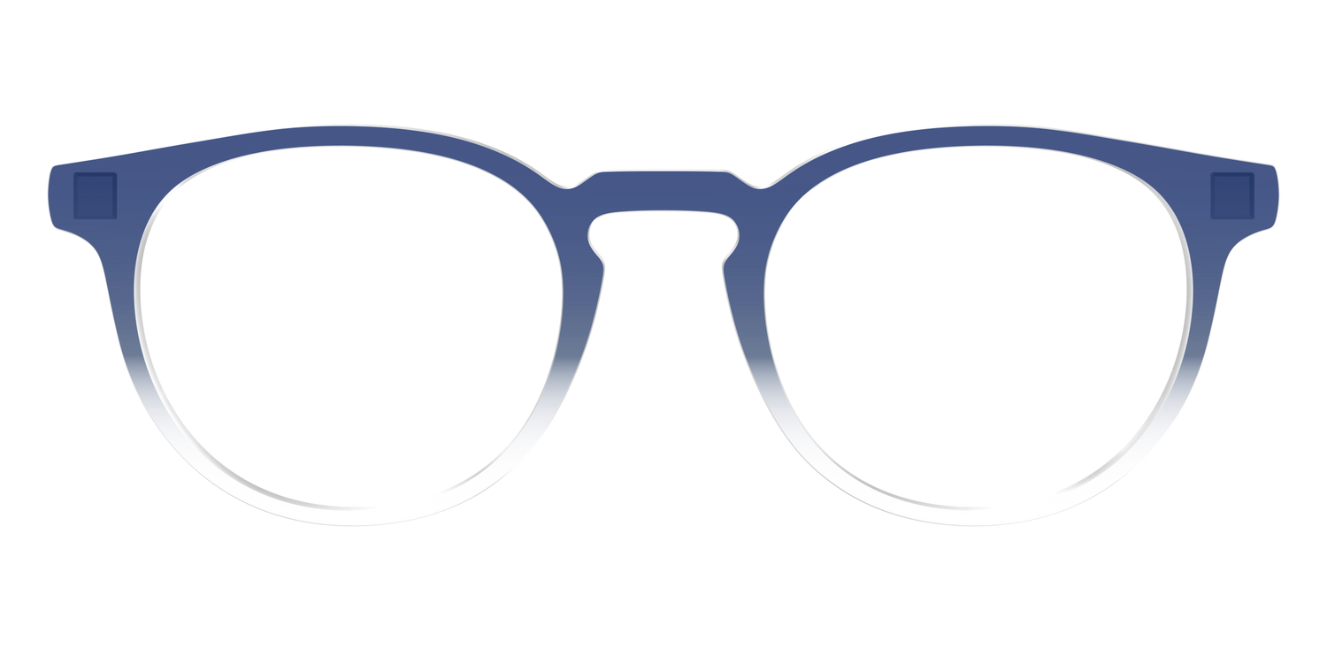 The Navy Gradient Crystal - Front Top Image - Pair Eyewear