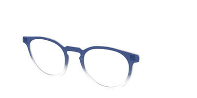 The Navy Gradient Crystal - Angle Top Thumbnail - Pair Eyewear