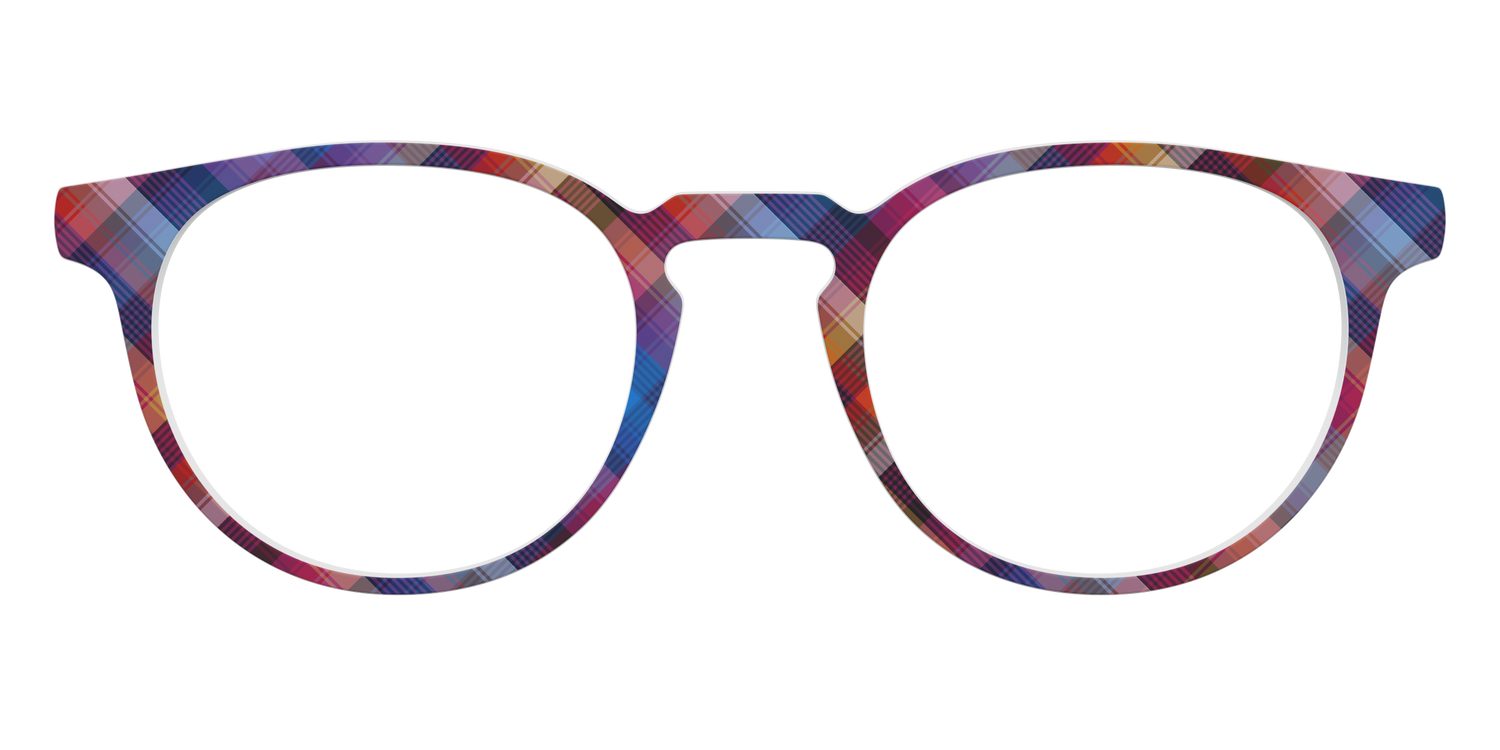 The Ombre Plaid - Front Top Image - Pair Eyewear