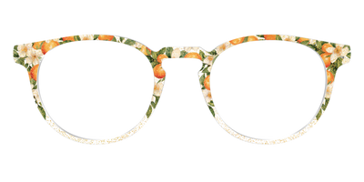 The Orange Blossom Glitter Crystal - Front Top Thumbnail - Pair Eyewear