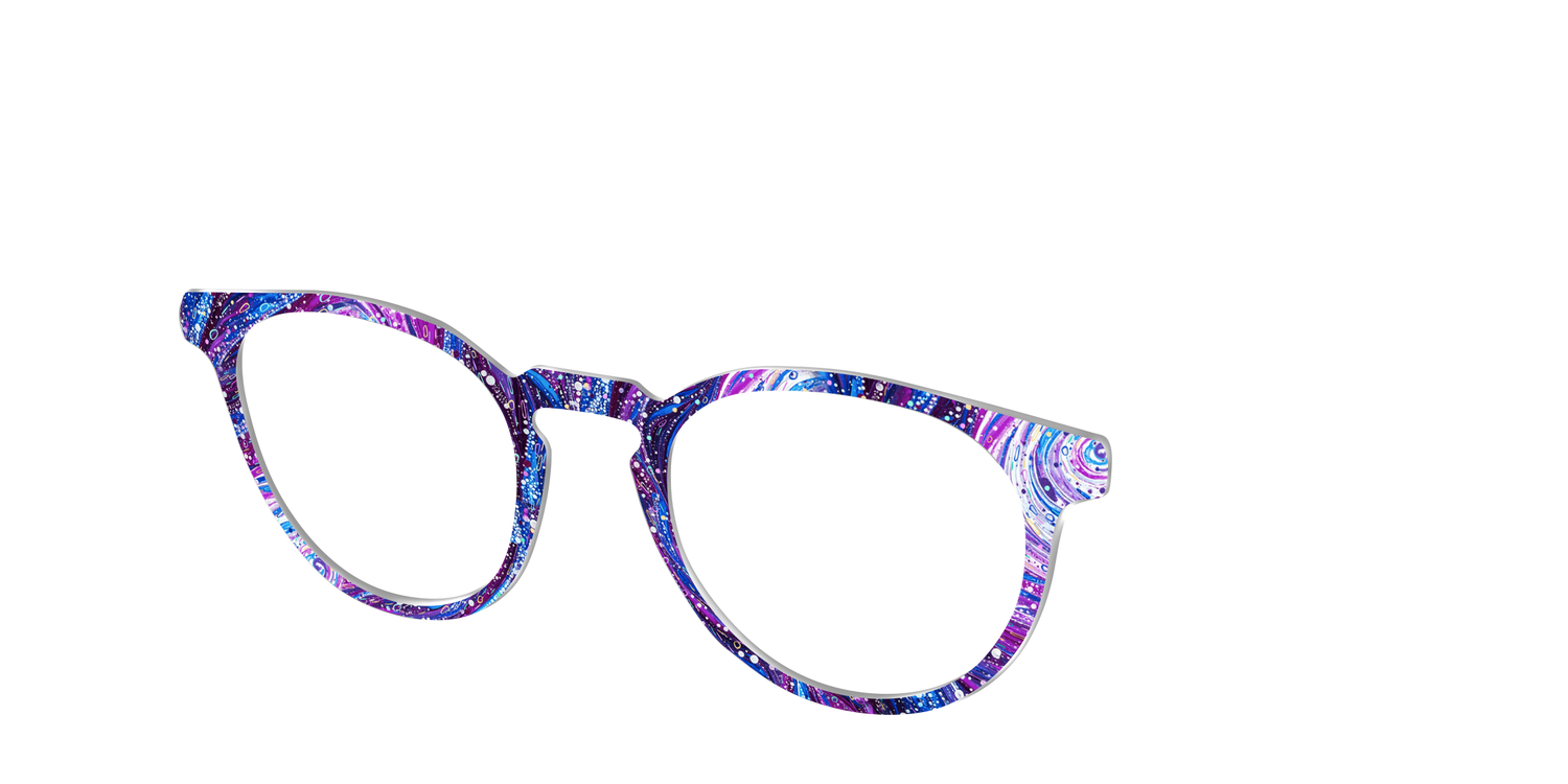 The Orchid Kaleidoscope - Angle Top Image - Pair Eyewear