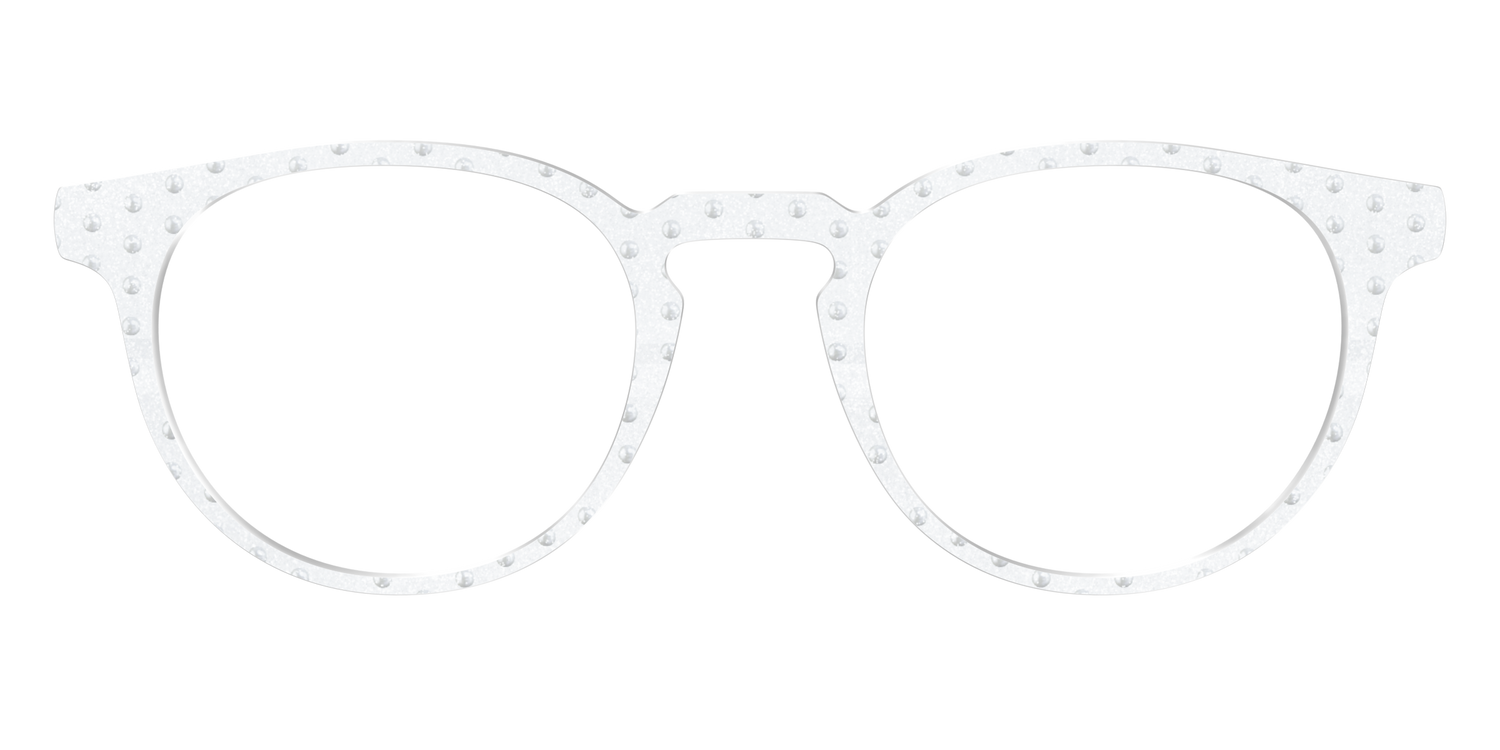 The Pearl Shimmer Polka Dots - Front Top Image - Pair Eyewear