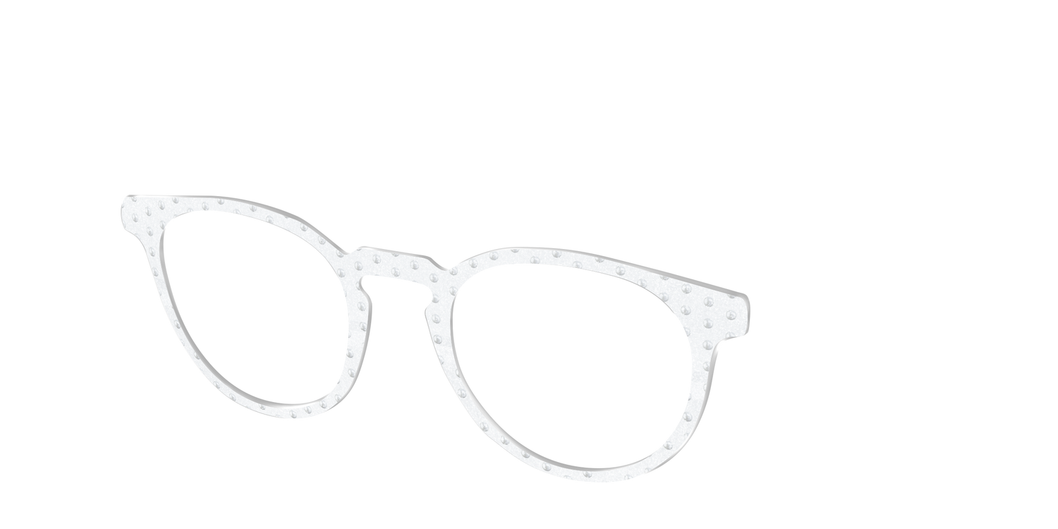 The Pearl Shimmer Polka Dots - Angle Top Image - Pair Eyewear