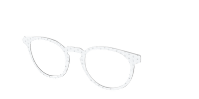 The Pearl Shimmer Polka Dots - Angle Top Thumbnail - Pair Eyewear