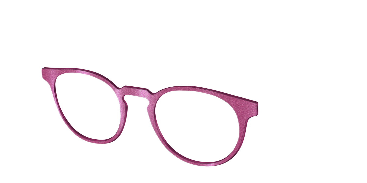 The Pink Shimmer - Angle Top Image - Pair Eyewear