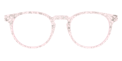 The Pink Shimmer Petals with Silver Foil - Front Top Thumbnail - Pair Eyewear