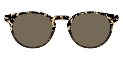 The Polarized Caramel Tortoise Horn Split Sun Top - Front Top Thumbnail - Pair Eyewear
