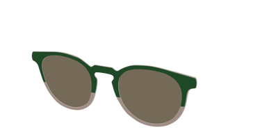 The Polarized Cedar & Sap Crystal Split Sun Top - Angle Top Thumbnail - Pair Eyewear