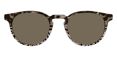 The Polarized Ink Blot Tortoise Split Sun Top - Front Top Thumbnail - Pair Eyewear