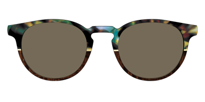 The Polarized Mirage Split with Gold Foil Sun Top - Front Top Thumbnail - Pair Eyewear