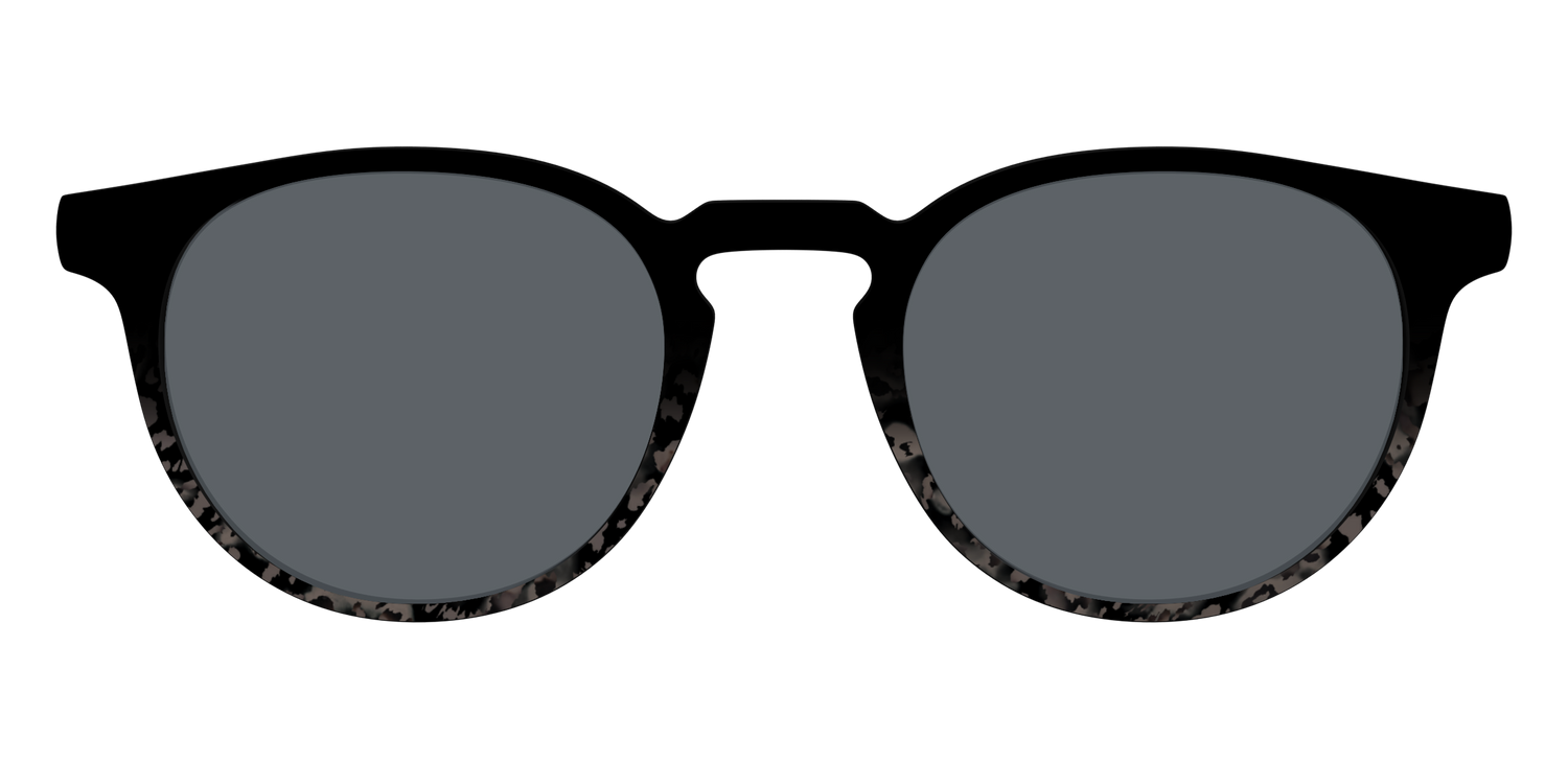 The Polarized Shaded Tortoise Sun Top - Front Top Image - Pair Eyewear