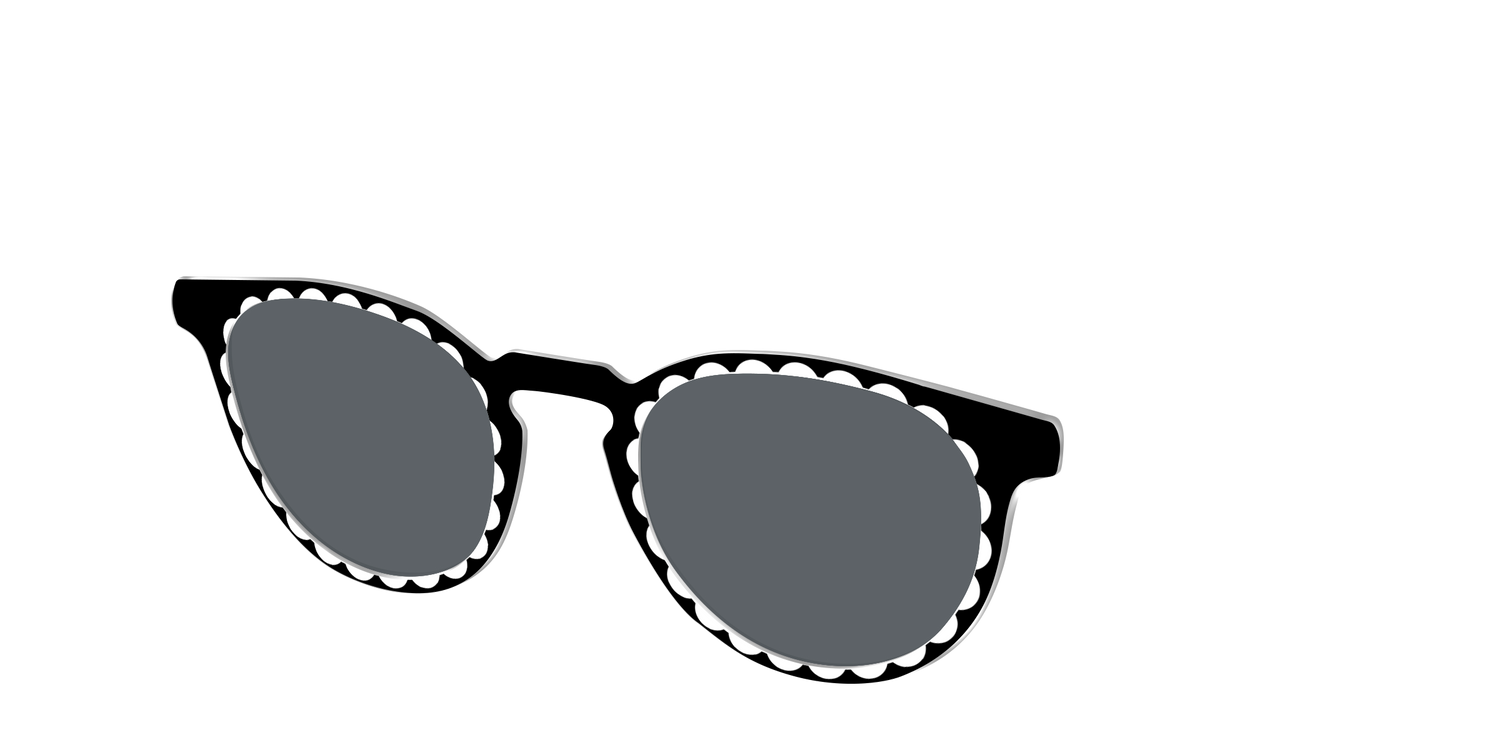 The Polarized Stylish Daisy Sun Top - Angle Top Image - Pair Eyewear