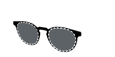 The Polarized Stylish Daisy Sun Top - Angle Top Thumbnail - Pair Eyewear