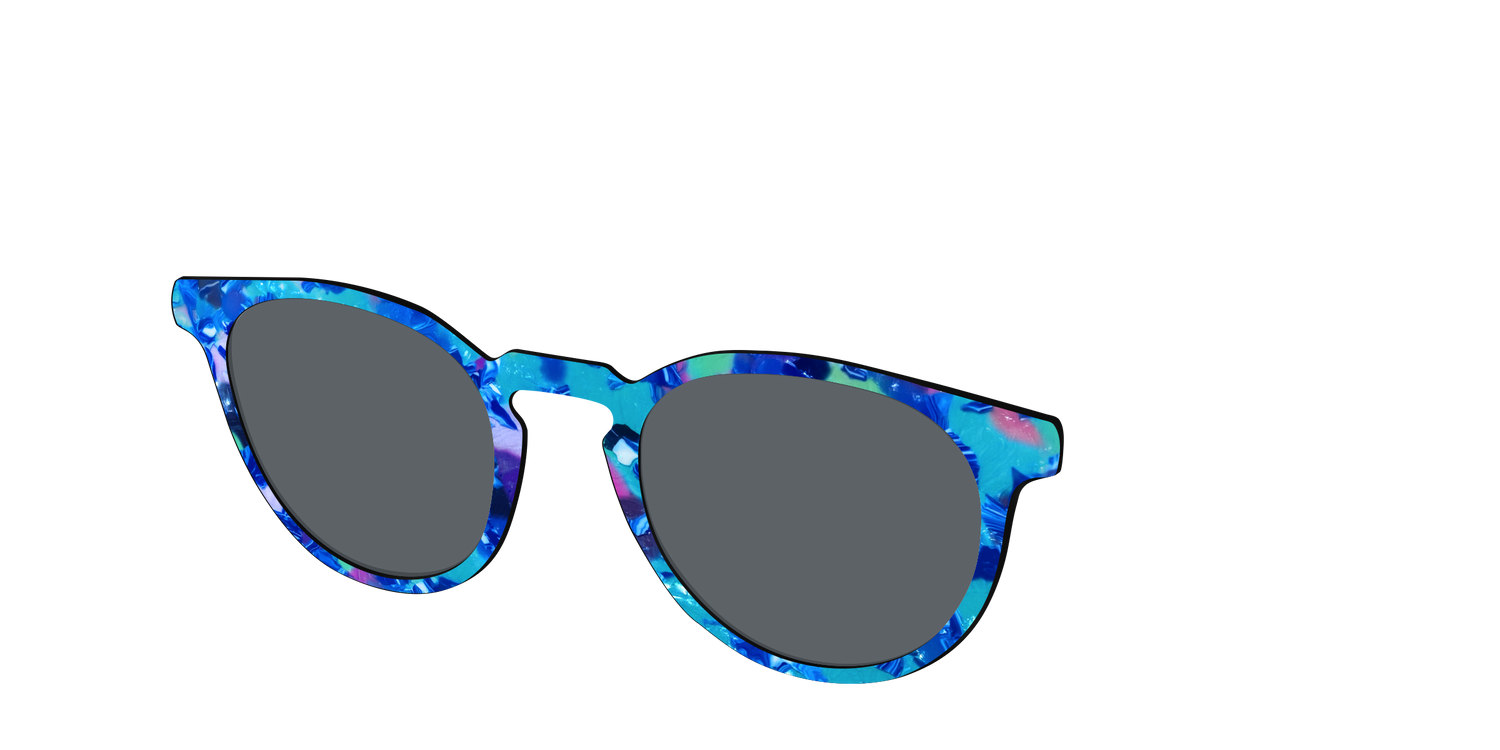 The Polarized Tropic Pearl Sun Top - Angle Top Image - Pair Eyewear