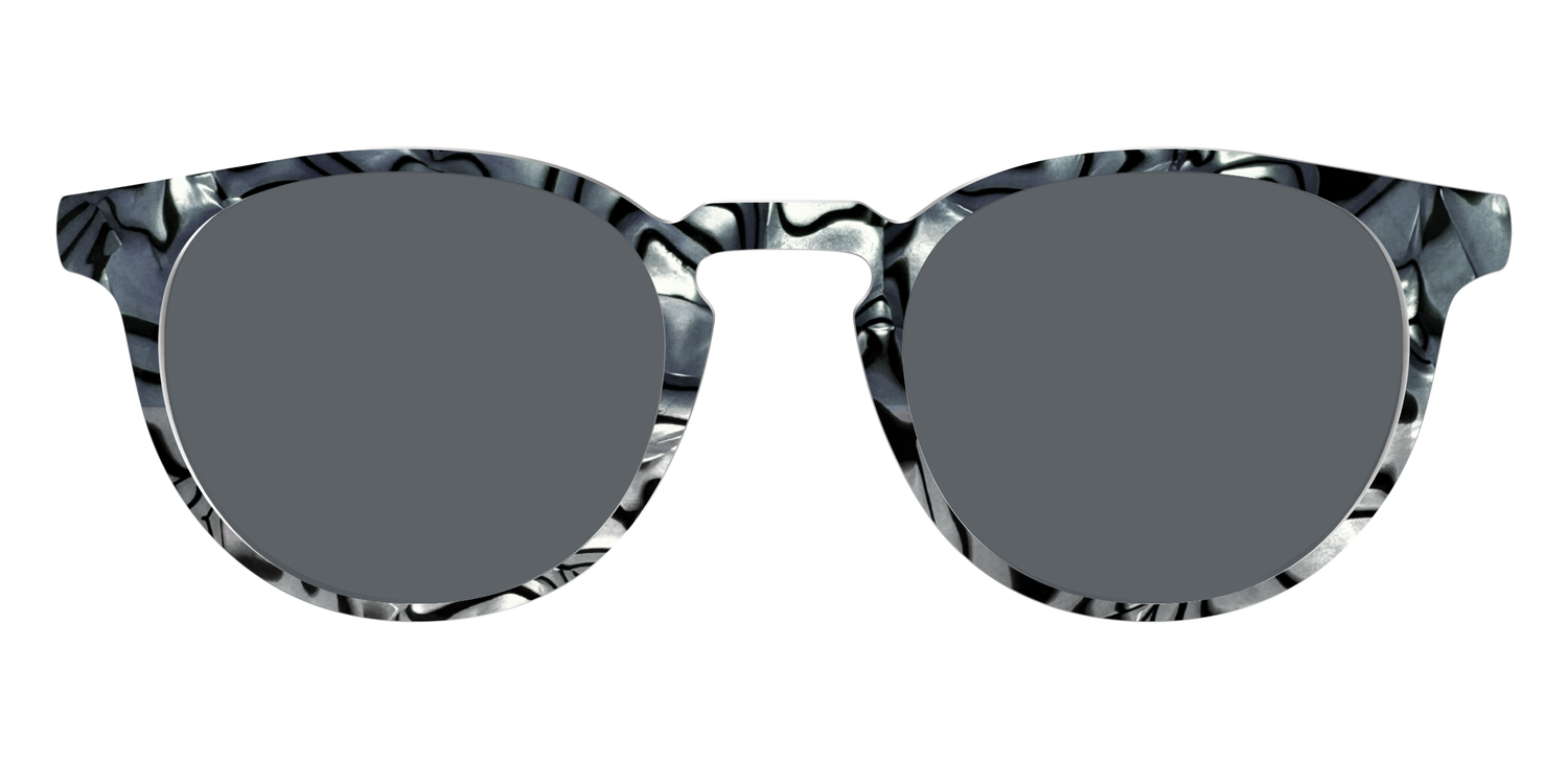 The Polarized Zebra Pearl Split Sun Top - Front Top Image - Pair Eyewear