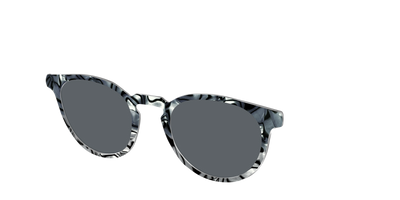 The Polarized Zebra Pearl Split Sun Top - Angle Top Thumbnail - Pair Eyewear