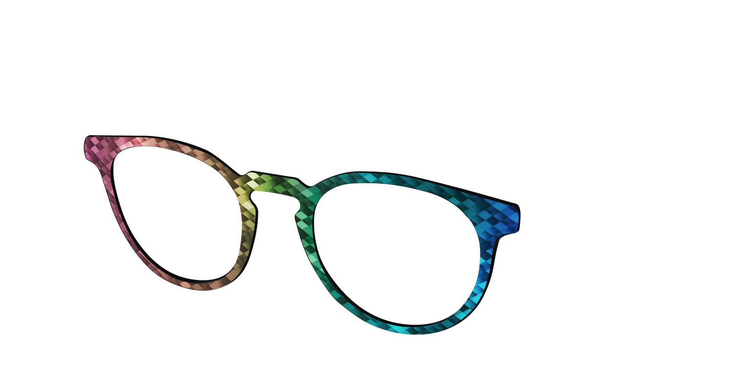 The Rainbow Prism - Angle Top Image - Pair Eyewear