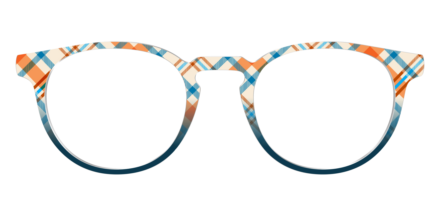 The Sailing Plaid - Front Top Image - Pair Eyewear